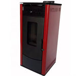 Moderner Holzpellet-Ofen aus Gusseisen mit WLAN