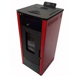 Moderner Holzpellet-Ofen aus Gusseisen mit WLAN